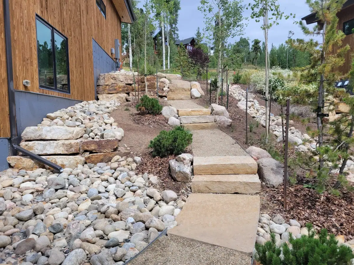 Hardscaping patios walls